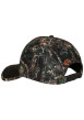 Thumbnail Casquette noire à motifs pourvue d'une fermeture à pression snapback à l'arrière - Image 2