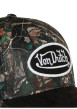 Thumbnail Casquette noire à motifs pourvue d'une fermeture à pression snapback à l'arrière - Image 5