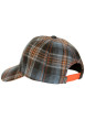 Thumbnail Casquette en coton bleue et orange pourvue d'une fermeture à pression snapback - Image 2