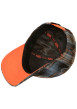 Thumbnail Casquette en coton bleue et orange pourvue d'une fermeture à pression snapback - Image 3