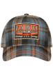 Thumbnail Casquette en coton bleue et orange pourvue d'une fermeture à pression snapback - Image 4