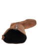 Thumbnail Bottes hautes en cuir cognac à talon décroché moyen pourvues d'un zip latéral - Image 5