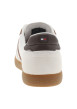 Thumbnail Tennis Tribeca en cuir blanc orné d'empiècements et dotées d'un talon plat - Image 4