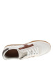 Thumbnail Tennis Tribeca en cuir blanc orné d'empiècements et dotées d'un talon plat - Image 5
