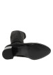 Thumbnail Bottes hautes en cuir nubuck noir à talon décroché moyen pourvu d'un zip - Image 6