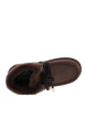 Thumbnail Boots montantes 375 Nordic en cuir nubuck chocolat à talon compensé bas - Image 5