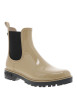 Thumbnail Boots beiges vernies à talon décroché bas et à soufflet élastiqué - Image 2