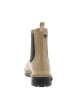 Thumbnail Boots beiges vernies à talon décroché bas et à soufflet élastiqué - Image 4