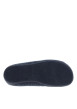 Thumbnail Mules bleu marine à talon plat avec une semelle plate en caoutchouc - Image 5