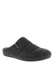 Thumbnail Mules anthracite à talon plat avec une semelle plate en caoutchouc - Image 2