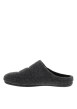 Thumbnail Mules anthracite à talon plat avec une semelle plate en caoutchouc - Image 3