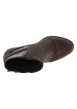 Thumbnail Bottines marron à talon décroché moyen pourvues d'un zip latéral - Image 5