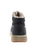 Thumbnail Sneakers bleu marine à empiècements superposés pourvus de lacets ronds - Image 4