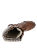 Thumbnail Bottes marron à talon décroché bas pourvues d'un grand zip latéral - Image 5
