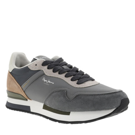 Baskets running Hailon Basic grises à talon...
