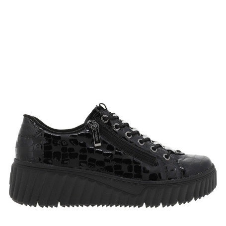 Sneakers noires à motif brillant pourvues d'une...