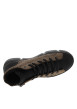 Thumbnail Bottines noires et marron à talon plat dotées d'empiècements bi-matières - Image 5