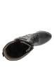 Thumbnail Bottes en cuir bleu marine fleuries à talon doré avec un décroché moyen - Image 5