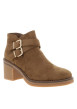 Thumbnail Boots Parina à effet daim camel dotées d'un talon décroché moyen - Image 2