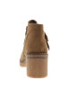 Thumbnail Boots Parina à effet daim camel dotées d'un talon décroché moyen - Image 4