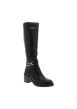 Thumbnail Bottes Pascaline noires à talon décroché moyen pourvues d'un zip latéral - Image 2