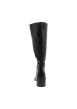 Thumbnail Bottes Pascaline noires à talon décroché moyen pourvues d'un zip latéral - Image 4