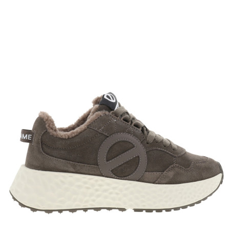 Baskets running Carter Jogger en cuir grises à...