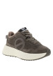 Thumbnail Baskets running Carter Jogger en cuir grises à talon compensé bas - Image 2