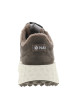 Thumbnail Baskets running Carter Jogger en cuir grises à talon compensé bas - Image 4