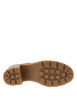 Thumbnail Boots effet daim camel à talon décroché haut dotées de 2 zips latéraux - Image 6