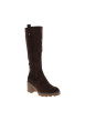 Thumbnail Bottes hautes à revêtement effet daim pourvues d'un talon à décroché moyen - Image 2