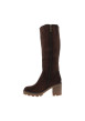Thumbnail Bottes hautes à revêtement effet daim pourvues d'un talon à décroché moyen - Image 3