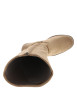 Thumbnail Bottes hautes camel à talon décroché moyen au fini granuleux dotées d'un zip - Image 5