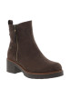 Thumbnail Boots marron à revêtement effet daim dotées d'un talon décroché moyen - Image 2