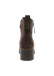 Thumbnail Boots marron à revêtement effet daim dotées d'un talon décroché moyen - Image 4
