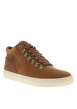 Thumbnail Sneakers Lisbon Hill en cuir camel à talon plat pourvues de lacets - Image 2