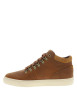 Thumbnail Sneakers Lisbon Hill en cuir camel à talon plat pourvues de lacets - Image 3
