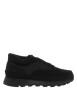 Thumbnail Sneakers Euro Grid Mid en cuir nubuck noir ornées du logo métallique