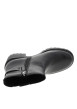 Thumbnail Boots Stone Heights Mid en cuir noir à talon décroché moyen agrémenté d'un zip - Image 5
