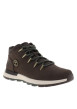 Thumbnail Bottines Sprint Trekker en cuir marron à talon plat pourvues de lacets ronds - Image 2