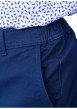 Thumbnail Pantalon chino en coton bleu à coupe droite pourvu de poches - Image 3