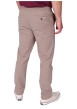 Thumbnail Pantalon beige à coupe droite pourvu d'un bouton et de poches - Image 2