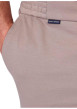 Thumbnail Pantalon beige à coupe droite pourvu d'un bouton et de poches - Image 3