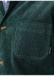 Thumbnail Surchemise en coton verte à coupe droite pourvue d'un col à revers - Image 3