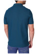 Thumbnail Polo en coton biologique bleu à coupe droite pourvu d'un col boutonné - Image 2