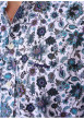 Thumbnail Chemise en coton biologique blanche à motifs pourvue d'une coupe droite - Image 3