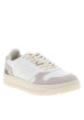 Thumbnail Sneakers Palmer en cuir écru à talon plat et empiècements nubuck - Image 2