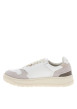 Thumbnail Sneakers Palmer en cuir écru à talon plat et empiècements nubuck - Image 3