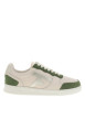 Thumbnail Tennis Hazel en cuir blanc à empiècements verts pourvues de lacets dorés