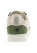 Thumbnail Tennis Hazel en cuir blanc à empiècements verts pourvues de lacets dorés - Image 4